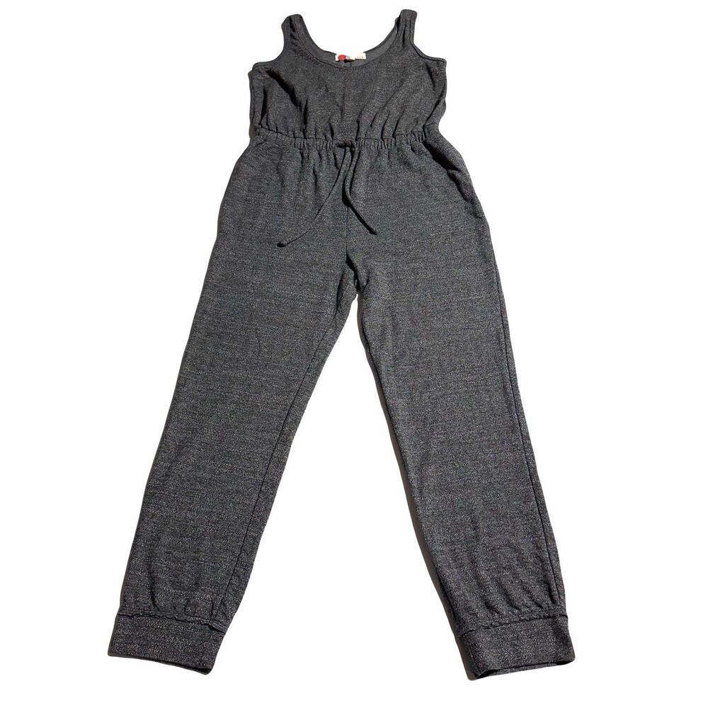 Free People Beach Bicoastal Drawstring Jogger Jumpsuit Sleeveless Size M Medium